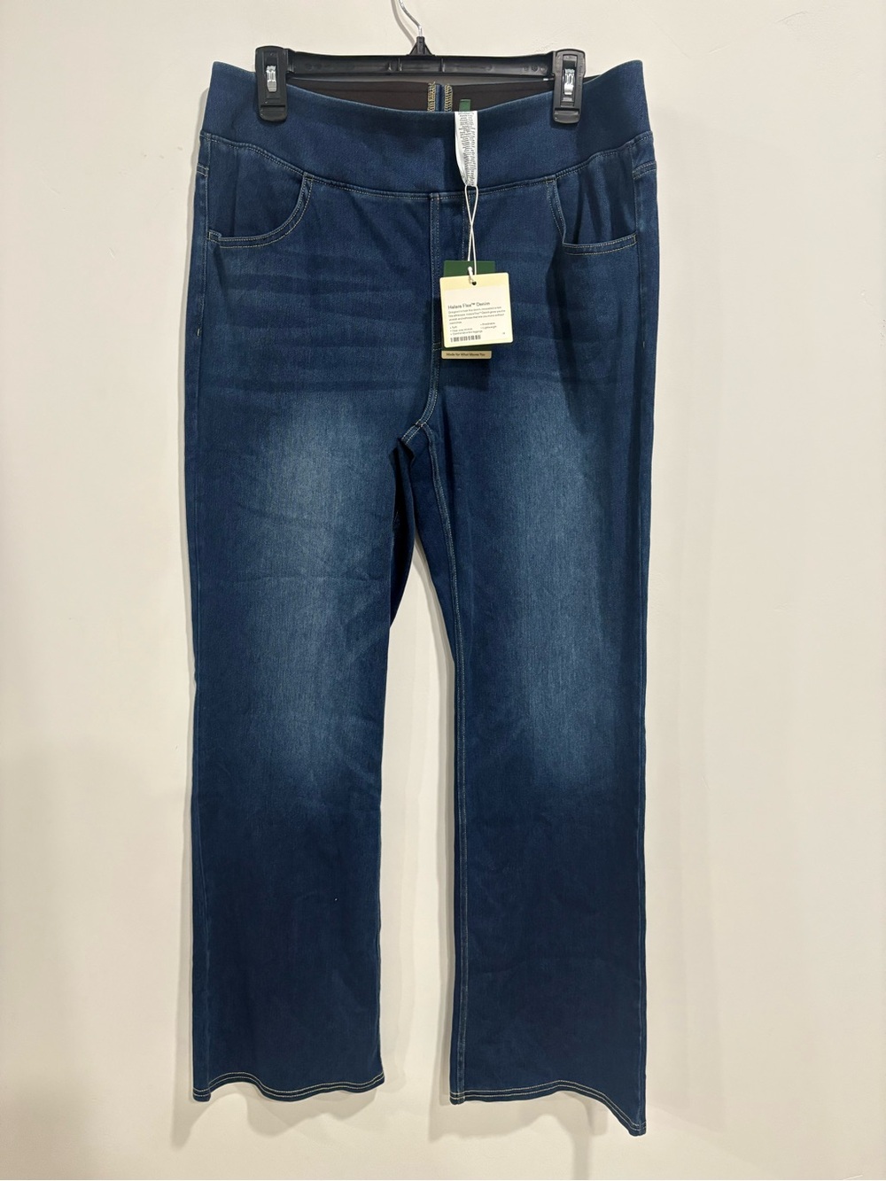 Halara Flex™ High Waisted Pockets Washed Casual Bootcut Jeans